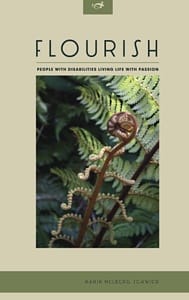 Flourish Book cover - green ferns