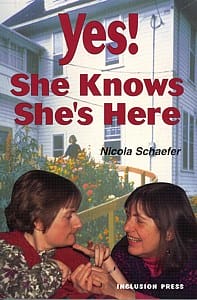 Yes! She Knows She's Here - Nicola and Catherine in front of their new house