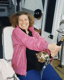 photo of Marsha Forest fishing