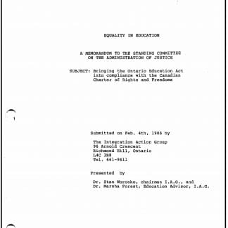 Equality in Education - eBook