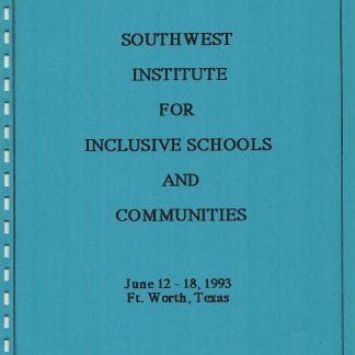 Southwest Inst for Inclusive Schools.cover