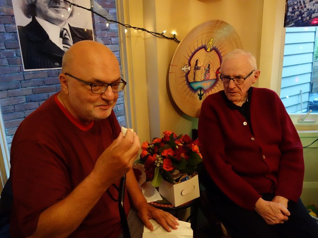 John O'Leary with Neil Webster