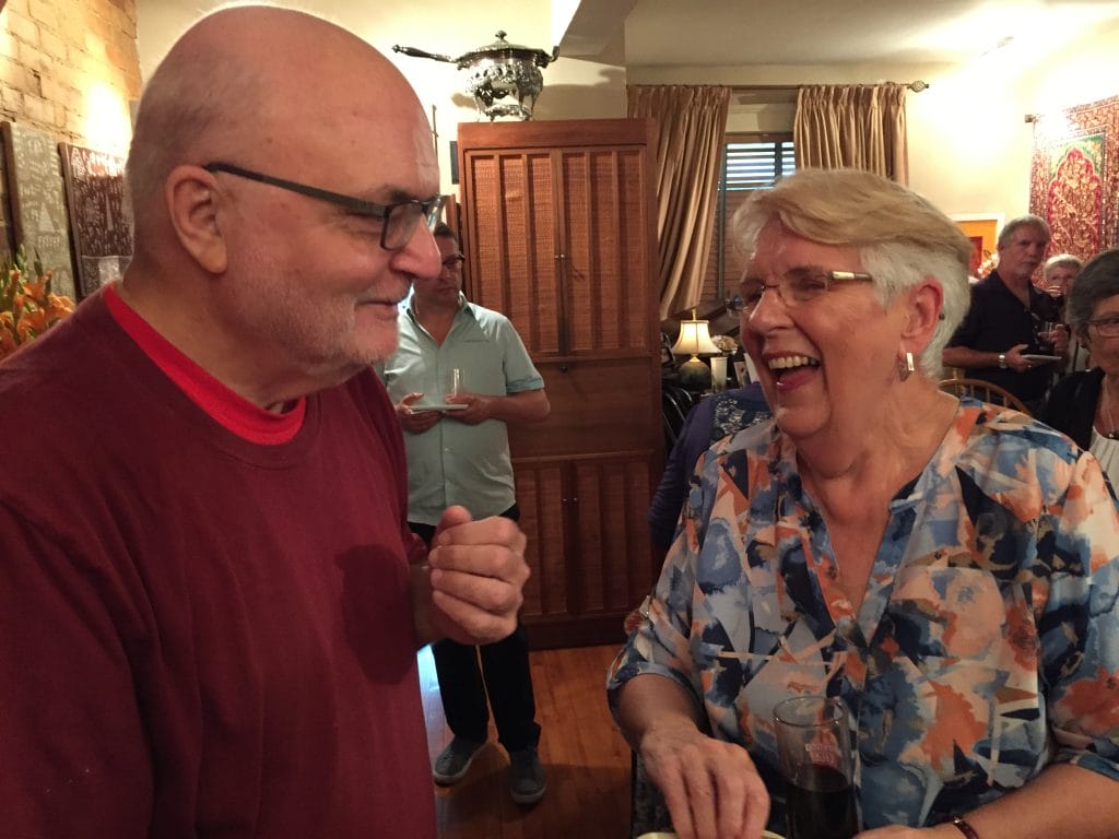 John O'Leary with Betty Currie