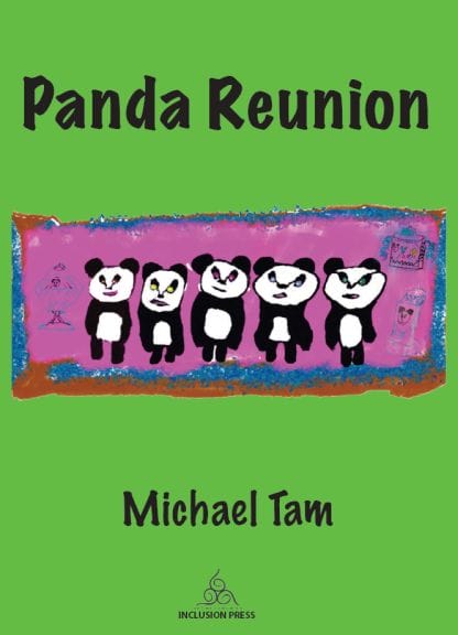 Panda Reunion book cover - with five little pandas hand drawn