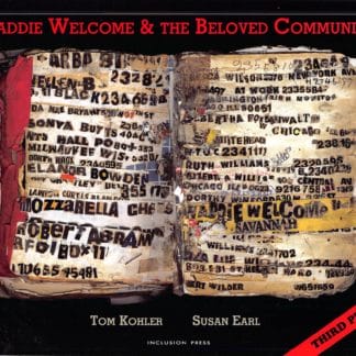 Waddie Welcome book cover 0 a page from hand made phone book