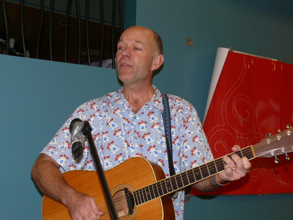 Peter Leidy with guitar