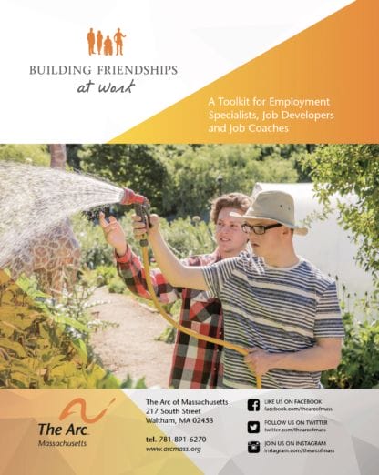 building friendships at work cover.young man working