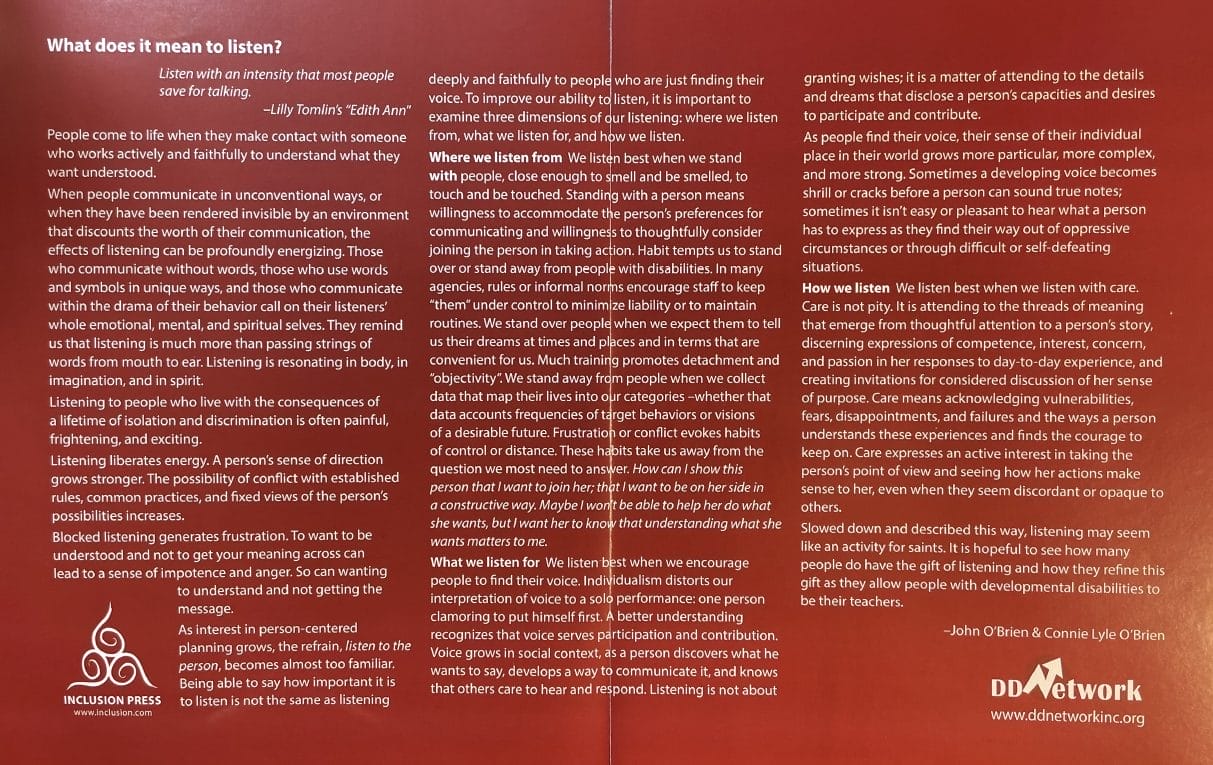 Christine Mayer - Listen to Me Foldout Poster - Image 3